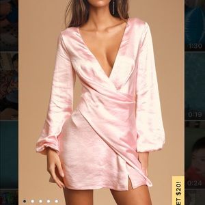 NWT Lulus Satin Dress